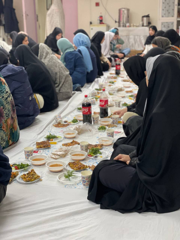 ضیافت افطار رمضان 1403 در خوابگاه پردیس